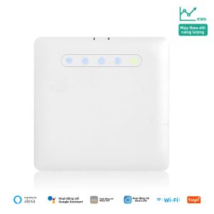 Bộ Điều Nhiệt Thông Minh Wifi MOES TUYA Dành Cho Bộ Tản Nhiệt Sưởi Ấm Bằng Dây Pilot Với Chức Năng Giám Sát Điện Năng Ecowatt Tương Thích Với Alexa Và Google Home