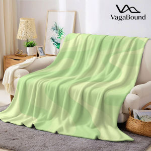 BILIBILI | Mint Soft Wave Texture Flannel Blanket Warm Soft Halloween Christmas Decorative Couch Warm Cozy All-Season Gift