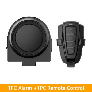 Bicycle Vibration Alarm USB Rechargeable Wireless Anti-theft  Motorcycle Bike Alarm with Remote Control Security Alarm System