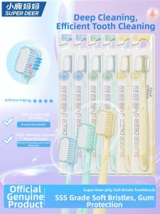 FAWN MUM | Soft Bristle Wide Head Adult Couples Toothbrush