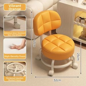 FWTDF | Multifunctional Rolling Round Stool