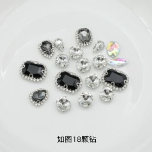 หมวกเบเรี่ยมผ้าขนสัตว์ DIY ประดับเพชรเทียมเย็บมือ อุปกรณ์ทำมือ หมวก อุปกรณ์ทำเครื่องประดับแฟชั่นใหม่