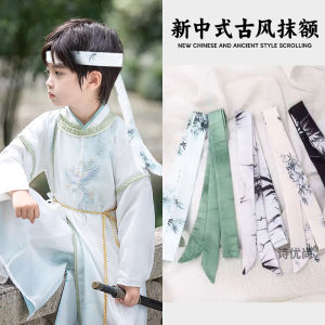 สไตล์จีนเด็ก Hanfu อุปกรณ์เสริมผมใหม่จีนเด็กคิ้วรูปหัวใจ Hairband โบราณผม Tie
