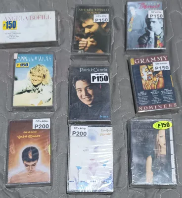 Assorted Cassette Tapes (PRELOVED) (Sale As Is)