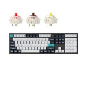 Keychron Q6 Max QMK/VIA Bluetooth Wireless /2.4 GHz/USB-C Wired Custom Mechanical Keyboard Full Size Programmable Knob RGB Backlit Hot-Swappable Gateron Switch for Mac Windows Linux