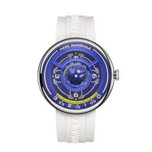 MARK FAIRWHALE FW-5990 Casual Quartz Watches for Man Creative Design Rubber Strap Luminous Sports Mens Watch
