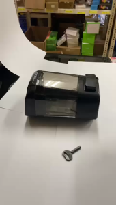 tempat dispenser sabun cair mandi kotak plastik hitam minimalis jumbo 800ML model tekan / push