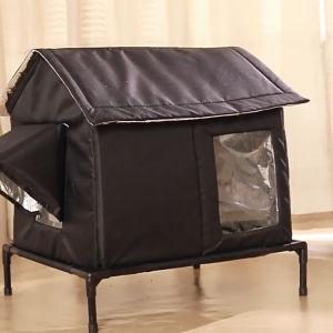 Outdoor Cat House Weatherproof Extra Large Elevated Feral Cat House for Outside/Indoor Insulated Stray Cat Shelter Waterproof Cat Tent Bite-resistant