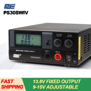 QJE PS30SWIV Power Supply 13.8V 30A DC Communication Switching Power Supply Automotive Adjustable Linear Power Supply Stable