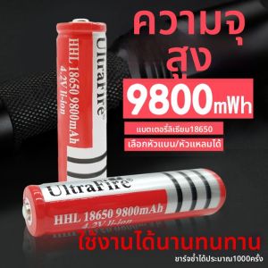 gumahus | High-Brightness LED Flashlight & Portable Charger with 18650 Battery 9800mAh