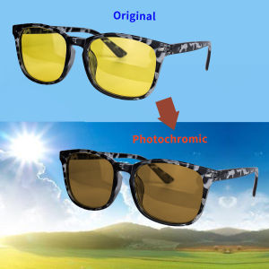 SHINU Photochromic Brown Glasses Night Vision Glasses Car Driving Glasses Polarized Yellow Lens See Clear Day Night