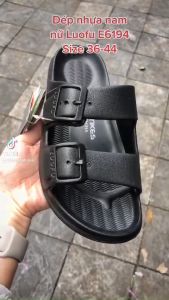 Dép lê đúc nam nữ 2 quai ngang LUOFU siêu nhẹ E6194