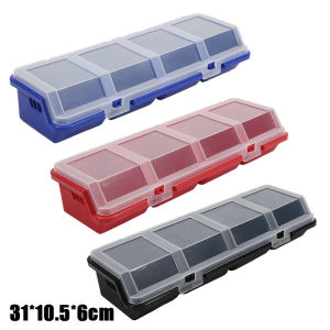 Multi-Compartment Organizer Box for Screws Small Parts Durable Plastic Hardware/Jewelry Storage Case Screw Organizer Tools Box