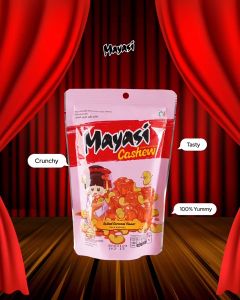 Camilan Makanan Ringan Kacang Mede Mayasi Cashew Flavor 100 Gr Varian Honey Butter Roasted Corn Salted Caramel