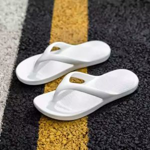2025 New EVA Soft Bottom Thong Slippers Womens Summer Outdoor Black Anti-slip Swimming Pool White Flip Flops Casual Hollow out