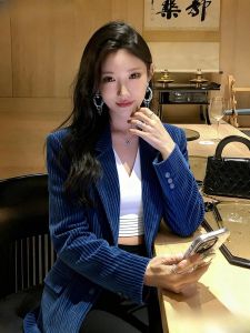 DANTING | Elegant High-end Unique Womens Corduroy Suit Jacket