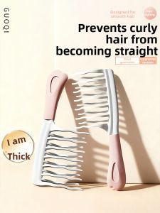 GUOQI | Wide-tooth Anti-static Tangle-free Comb for Long Curly Hair