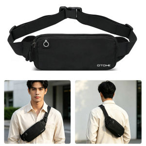 MENSPE Fashion Waist Bag Outdoor Sports Waist Pack Bag Ultrathin Pouches Waist Belts Bag Running Pouch Waterproof Crossbody Bag Money Phone Waist Fanny Pack Jogging Belt Fanny Pack With Earphone Hole