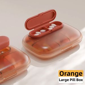 Portable 7 Day Pill Organizer Mini Waterproof Medication Box