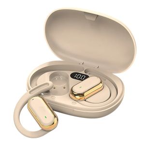 kebidumei | KEBIDUMEI Open-Ear Bluetooth 5.4 Earphones Ear Hook TWS Wireless Headphones IPX6 Waterproof Headsets HiFi Stereo Sports Earbuds