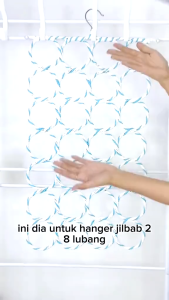 Hanger Hijab Shawl Organizer Accessories Hangers for Wardrobe |: Space-Saving Elegance Versatile