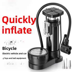 MONLEYTA | German High Pressure Pedal Portable Air Pump For Bicycle And Basketball Inflatable Accessories Household Universal Parts