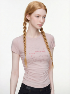 Elegant Slim Fit Short Sleeve T Shirt