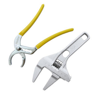 Bathroom Pliers Kitchen Multifunctional Water Pipe Face Washing Kitchen Sink Drainer Large Opening Installation Tool Adjustable Wrench