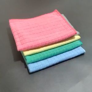 Khăn lau đa năng microfiber  chuyên lau kính lau nội thất lau xe bền và không rụng lông.