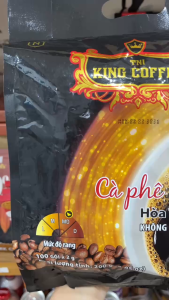 Date 09/28 Cà phê hòa tan đen King Coffee 200g (2g x 100 gói ) - Pure Black Coffee