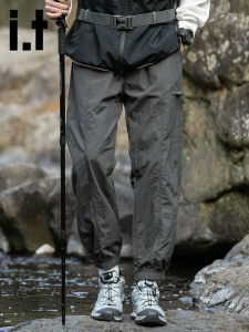 izzue | Outdoor Summer Lightweight Quick-dry Ice Silk Cropped Tapered Pants