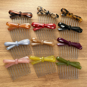 Phụ Kiện Tóc Kiểu Pháp Có Nút Thắt Bướm Cài Tóc Kiểu Công Chúa Cắm Vào Tóc Giả Phụ Kiện Tóc Thời Trang Mới Không Đính Kim Cương