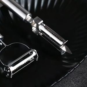 Stainless Steel Peeler Creative New Convenient Peeler Planer Kitchen Gadgets Vegetables And Fruits Scraper / 不锈钢削皮器蔬菜水果刮刨