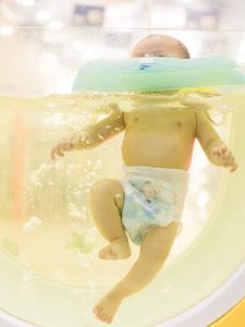 [3 Pieces] Infant Swimming Trunks Taotao Xiaoding Disposable Waterproof Diapers Water Pants Washable Household