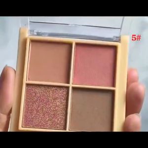 Eyeshadow Palette 4 Colors Beauty Eyeshadow Waterproof Long-lasting Eye Shadow Palette Makeup