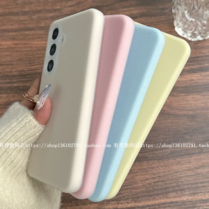 Yoonia Liquid Silicone Jelly Phone Case for Samsung Galaxy S25 S25Plus Ultra Transparent Couple Style Men Women Simple Dirt Resistant Hong Kong Style