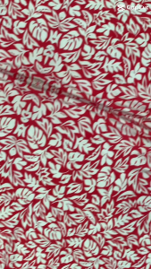 1 Mét Vải Thun Cotton 2 Chiều Nền Hồng Đậm Hoạ Tiết Lá Trắng Khổ 1m6 Hàng Công Ty