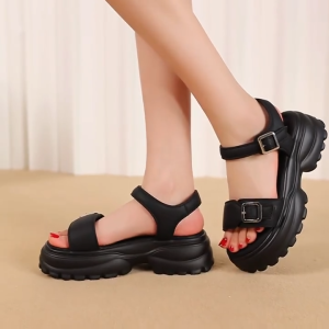 TAKIDTOO Sandal Anak Perempuan Sendal Fashion Tinggi Bahan Karet Jelly Anti Slip Anti Licin Casual Terbaru