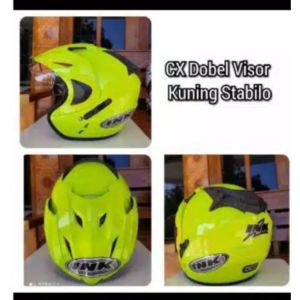 HELM INK DOUBLE VISOR BARU TERMURAH EMBOSS SNI TERLARIS