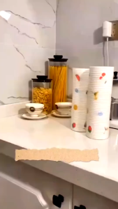 TITIK TIGA Tisu Dapur Roll Gulung Serbaguna Rol Isi 50 lembar Penyerap Noda Minyak Air - Set Tissue Minyak Roll Tissue Dapur Reusable Tissu Minyak Serbaguna