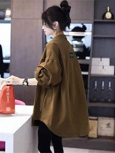 Long Loose Casual Womens Denim Jacket