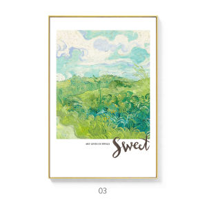 ภาพวาดฝ้าสีน้ำมันวิจิตรศิลป์แบบโมดัล ภาพธรรมชาติ Van Gogh Monet สำหรับตกแต่งผนังห้องนั่งเล่น โซฟา ห้องนอน ห้องทำงาน งานฝีมือที่ระลึกจากจีนแผ่นดินใหญ่