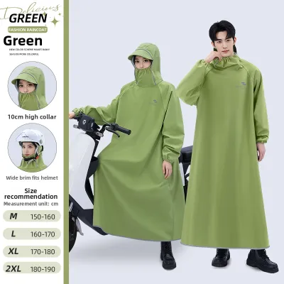 KeyRu | Long Full-body Rainproof Unisex One-piece Separation Raincoat