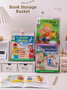 AMU·PIGGY | Transparent Desktop Book Organizer