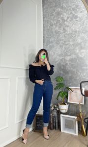 CJ - TOP #2106 NA BI RUFFLE CROP TOP PREMIUM