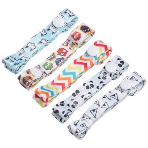 1PC Colorful Cute Polyester Anti-lost Chain Bind Belt Fixing Strap Teether Toys Fixed Trolley Lanyard Baby Cup Holder Accessory