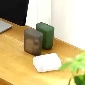 1PCS Travel Wire Cable Storage Box Portable Headphone Charger Wires Storage Box Drawer Organizer Box