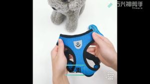 Pets Leash Harness Dog Leash Cat Leash Adjustable Breathable Vest With Leash Set Puppy Harness