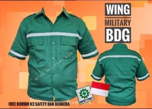 Atasan Kerja Lengan Pendek Wearpack Safety / Kemeja Baju Kerja / Baju Bengkel Pendek murah