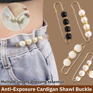 Anti-Exposure Cardigan Shawl Buckle Tightening Waistband Pin Disassembly Alloy Collar Clip Adjustment Big And Small Artifact